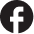 Black and white facebook icon